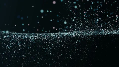 4k particles abstract background ground Stock Footage 204729074