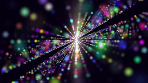 4K particles space motion background Stock Footage 138332808