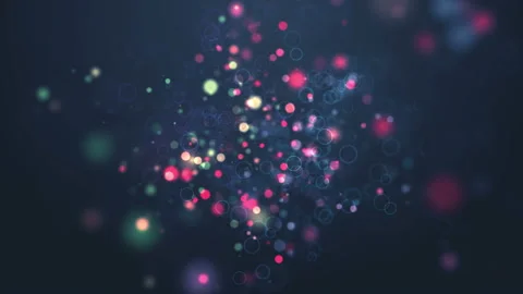 4K particles space motion background Stock Footage 138389718