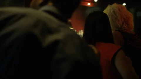 4K Party crowd dancing &amp; having fun in nightclub Stock Footage 64856148