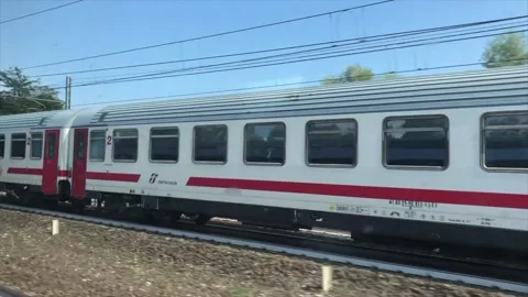 4K-Passing A Train Video stock 202146267