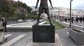 4k People looking CR7 statue in Funchal city harbor Madeira 4k or 4k+ Resolution
