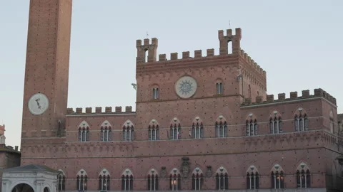 4K Piazza del Campo Siena Footage Stock Footage 262956079