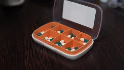 4k pill sorted Stock Footage 313215023