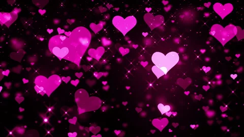 Pink Hearts Overlay Stock Video Footage | Royalty Free Pink Hearts Overlay  Videos | Pond5
