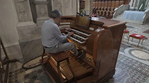 4K Pipe Organ Stock Footage 90985810