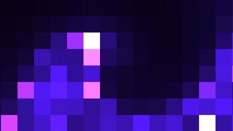 4k pixelated multicolor light effect Stock Footage 220885563