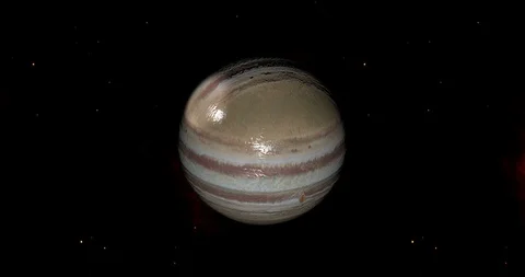 4K Planet Jupiter Animation Stock Footage 111868453