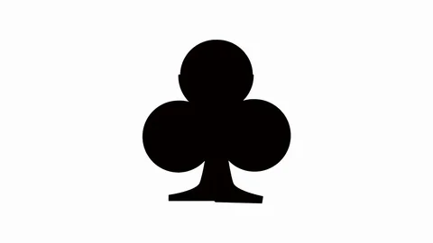 4K PLAYING CARD SUIT MORPH Stock Footage 84813192