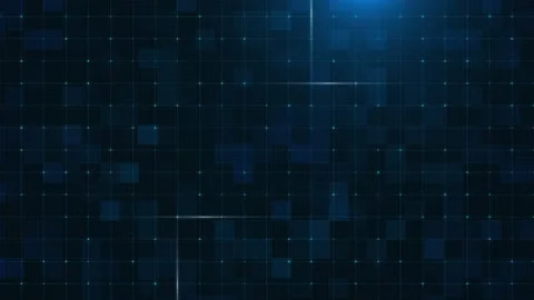 4K Plexus grid of lines and dots in perspective loop studio background. Stock Footage 180754831