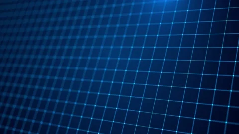 4K Plexus grid of lines and dots in perspective loop studio background. 스톡 동영상 180775364