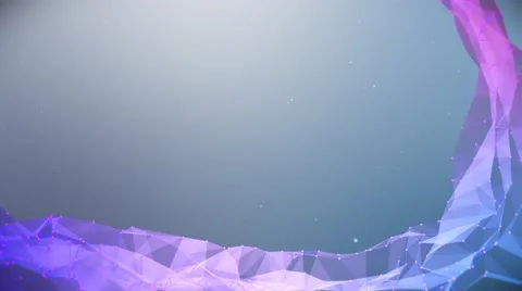 4K Plexus Lines and Points Colored Lights - Abstract Motion Backgrounds Video stock 63092693