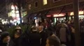 4k Police line Pegida demonstration and anti-demo in Braunschweig 4k or 4k+ Resolution