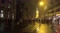 4k Police troop running in hurry to Pegida demonstration 4k or 4k+ Resolution