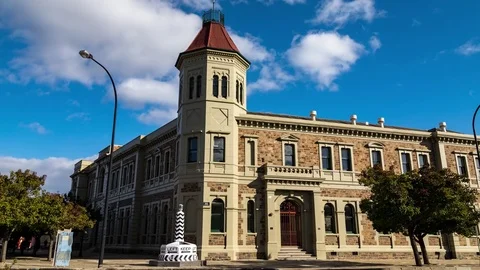 4K Port Adelaide Timelapse Stock Footage 77016399