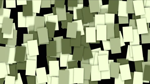 4k post paste square block card notes business paper geometry data information. Stock Footage 58512128