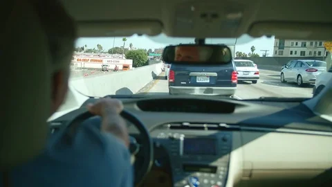 4K POV DRIVING ON FREEWAY Stock Footage 74931078