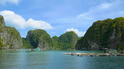 4k POV Ha Long Bay (Descending Dragon Bay) Stock Footage 61495982