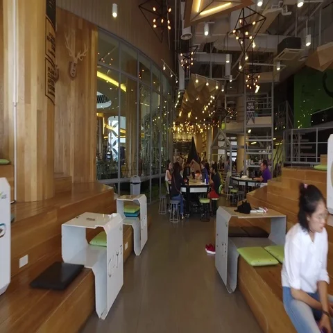 4k - pov of modern co-work space in thailand Stock Footage 69733787