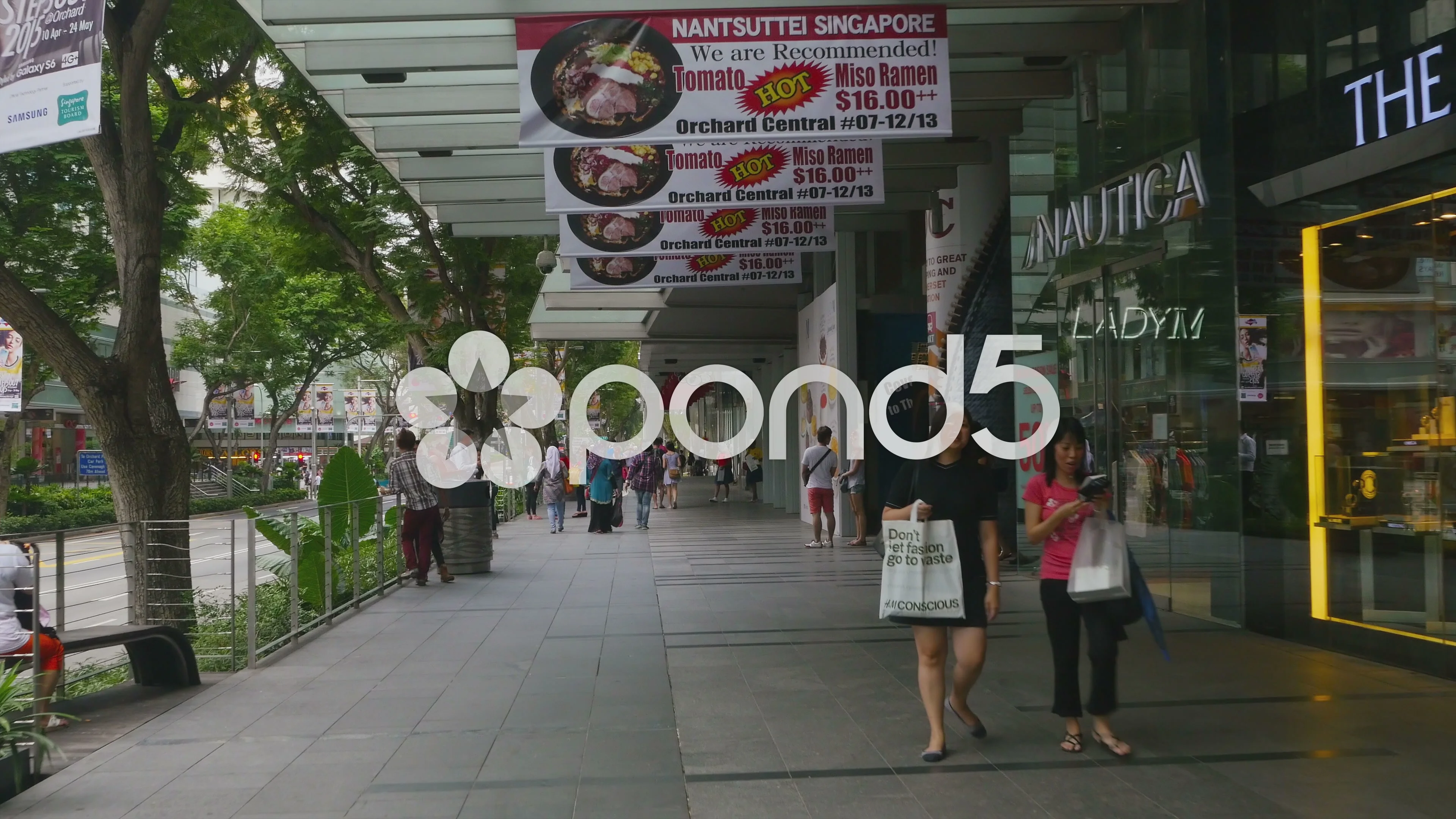 4K ] Shoppers' Paradise at Orchard Road