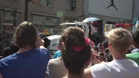 4k Pride Parade 2016 Young Dundas Street Toronto Canada Stock Footage 66639991