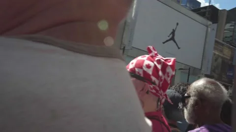 4k Pride Parade 2016 Young Dundas Street Toronto Canada Stock-Footage 66640149