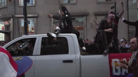 4k Pride Parade 2016 Young Dundas Street Toronto Canada Stock Footage 66641318