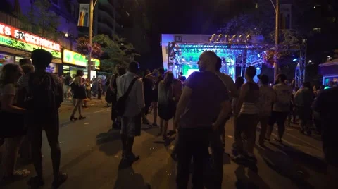 4k Pride Parade 2016 Young Dundas Street Toronto Canada Stock-Footage 66641638