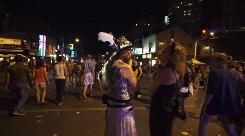 4k Pride Parade 2016 Young Dundas Street Toronto Canada Stock Footage 66641721