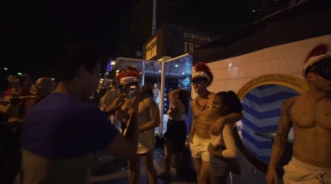 4k Pride Parade 2016 Young Dundas Street Toronto Canada Stock Footage 66641730