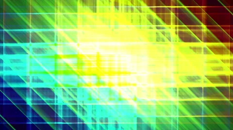 4K Prismatic grid star abstract background loop, rgb, 3 bright shimmer Stock Footage 40358899
