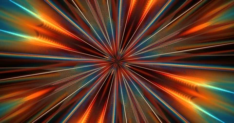 4K Prismatic symmetry line composition seamless looping fractal Stock Footage 85595261
