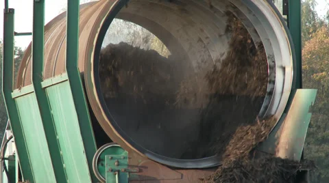 4K: Processing fertilizer at factory Stock Footage 32613177