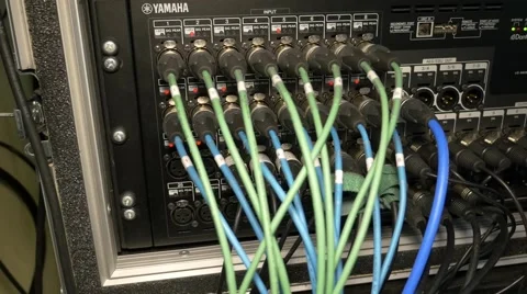 4k Professional Patch Bay 库存影片 40316163