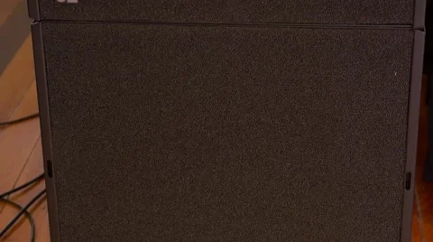 4k Professional Speaker System 库存影片 40322919