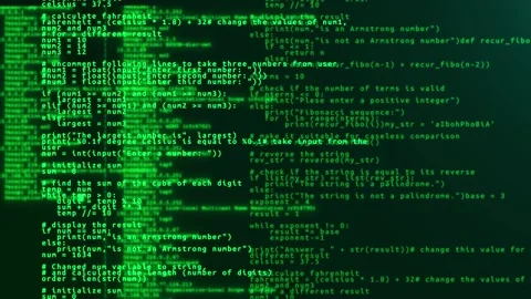 4K Programmer coding on black Computer screen engineer developing software Stock Footage 246651179