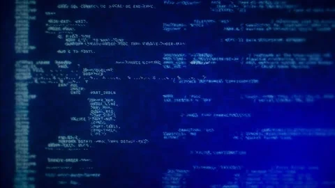 4K Programmer coding on black Computer screen engineer developing software Stock Footage 246992551