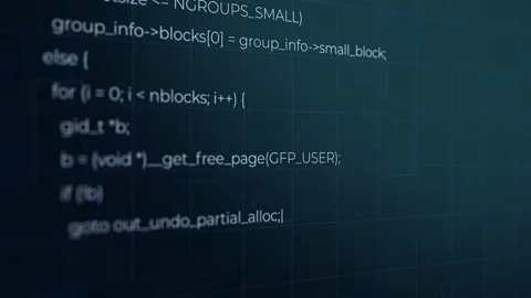 4K Programmer Coding Development Screen Stock Footage 157034838
