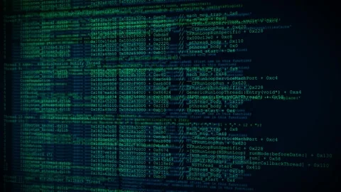 4K Programming and Coding hi-tech software development and blockchain concept Video stock 259785700