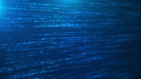 4K Programming and Coding hi-tech software development and blockchain concept Stock Footage 260293426