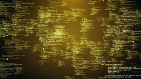 4K Programming code running over computer screen terminal, hacking concept Stock Footage 246855348