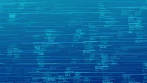 4K Programming Coding Computer Screen Code Glitch Effect Hackers program code, r Stock Footage 311884952