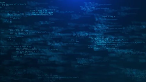 4K programming computer script code abstract technology background of software Video stock 246629022
