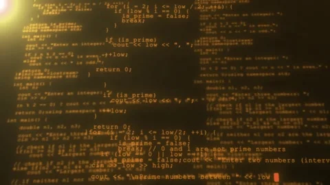 4K Programming source Scrolling digital code abstract background. Software Stock Footage 246542991