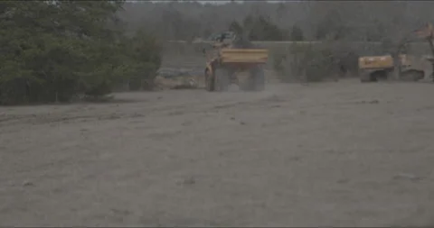 4K ProRes 59.94 fps Log Excavator, Construction Site, Dirt Work, Log Footage Stock Footage 151554601