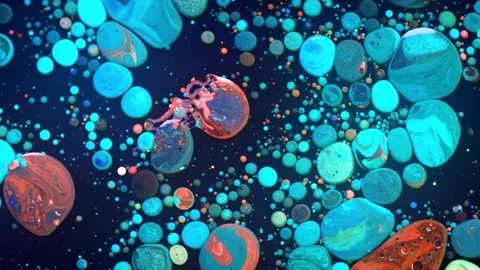 4K Psychedelic Art Visuals Vibrant Colors Abstract Swirling Patterns Video stock 332157052