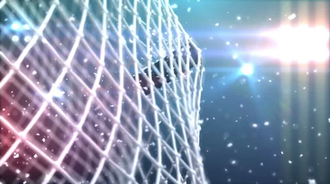 4k the puck flies to gate 스톡 동영상 35222357