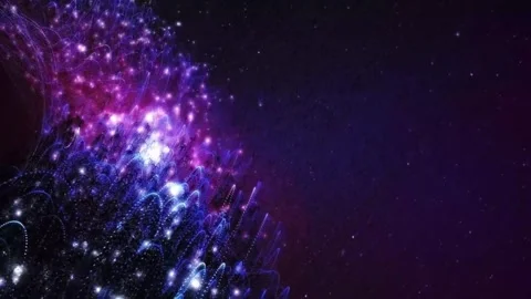 4k Purple Blue Cluster Strings Moving Background 스톡 동영상 306922763