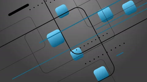 4k Purple Digital Design on Gray Background Animation Seamless Loop. Stock Footage 62838848