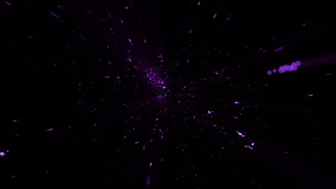 4K Purple Explosion effect. Festive Fireworks. Isolated on black background Stock Footage 256975330